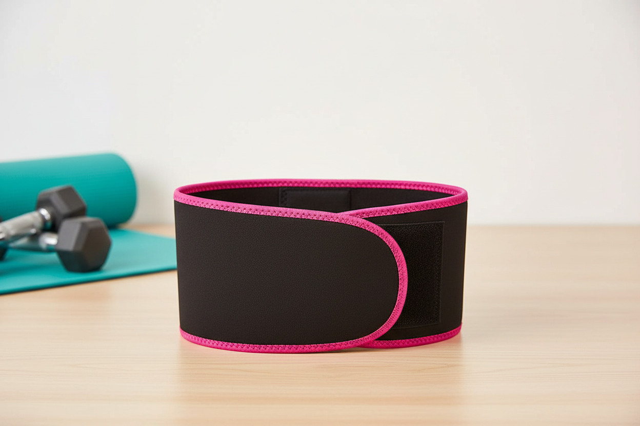 Adjustable Waist Trimmer Belt in fitness setting